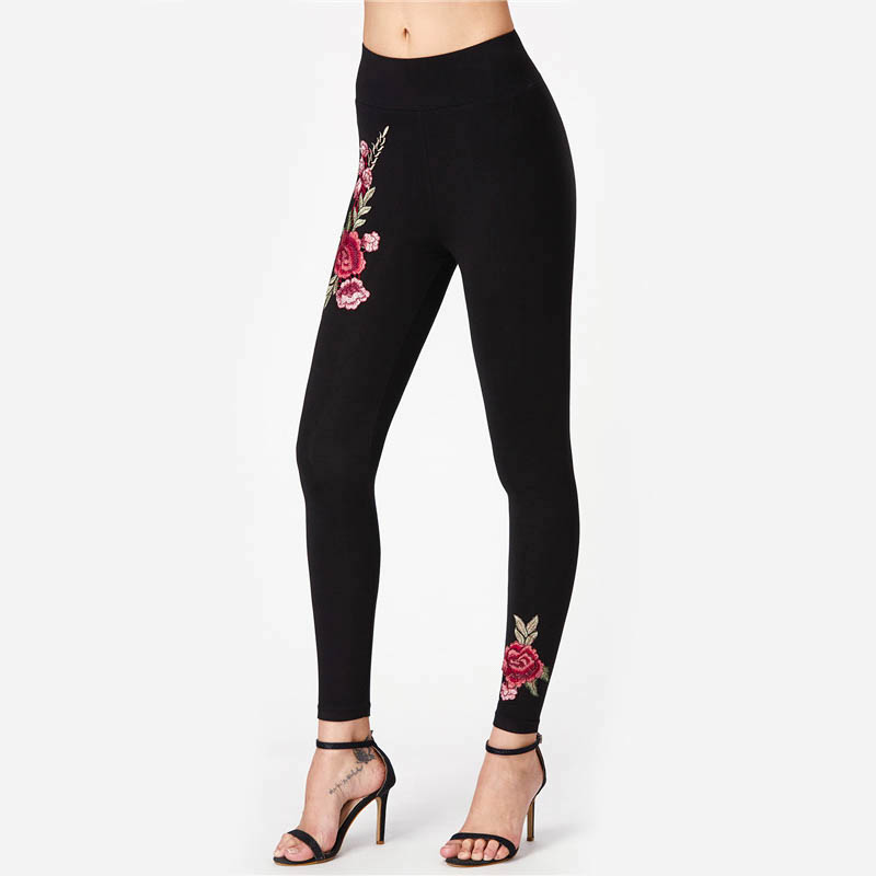 Nina Embroidered Leggings Style Limits