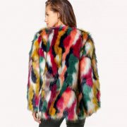 Multicolor Faux Fur Coat 1 180x180 