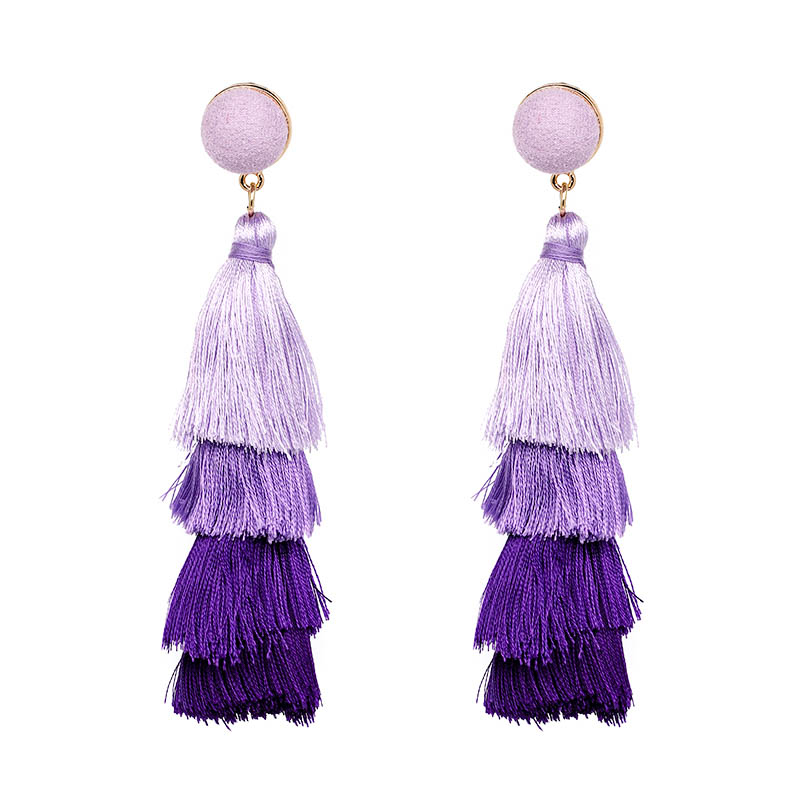 Multi-Layer Fringe Statement Earrings | Style Limits