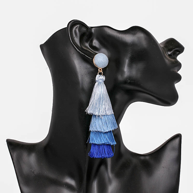 Multi-Layer Fringe Statement Earrings | Style Limits