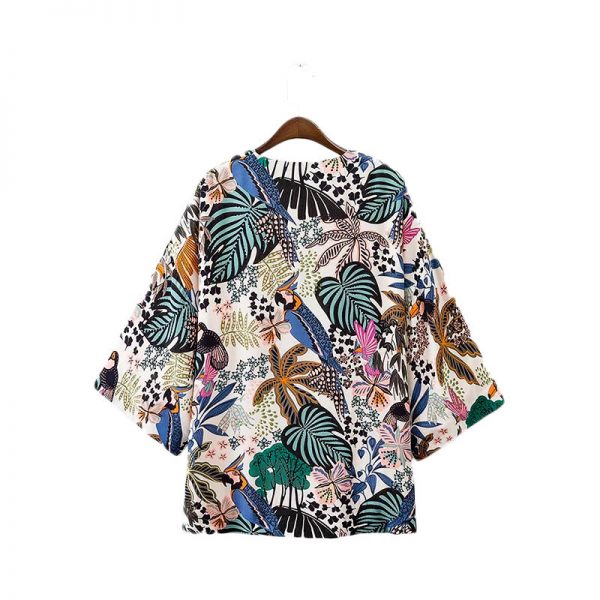 Botanical Print Kimono | Style Limits