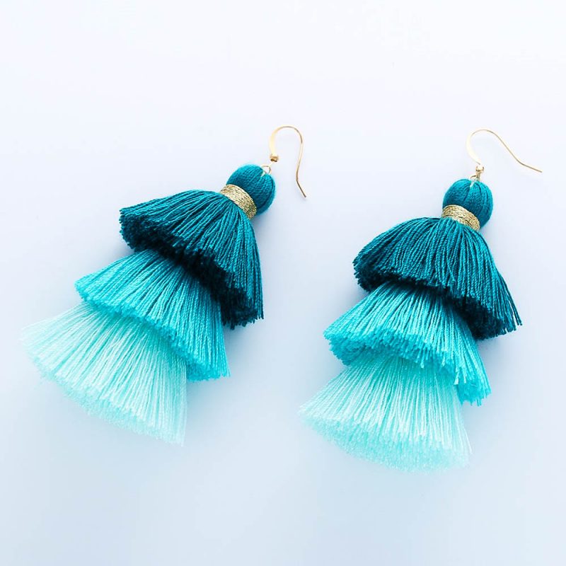 Lina Tassel Drop Earrings