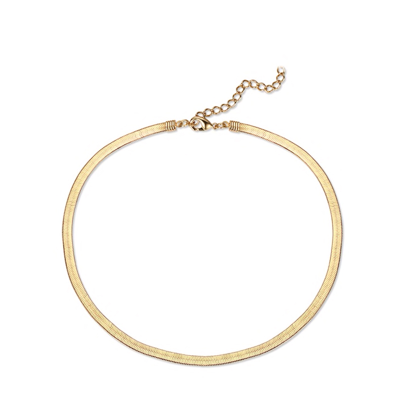 Plain Gold Choker Necklace | Style Limits