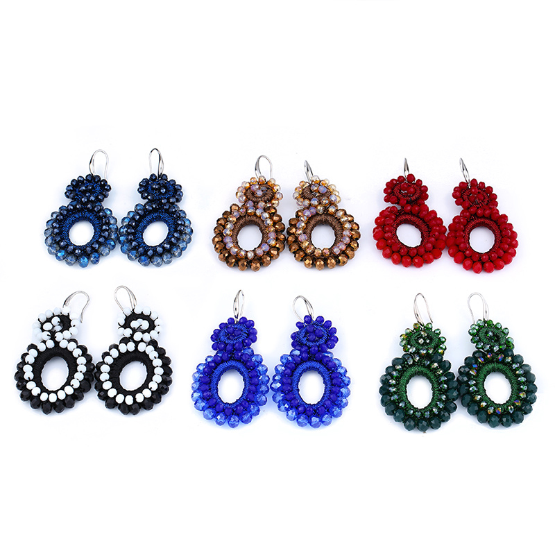 Boho Bead Statement Earrings