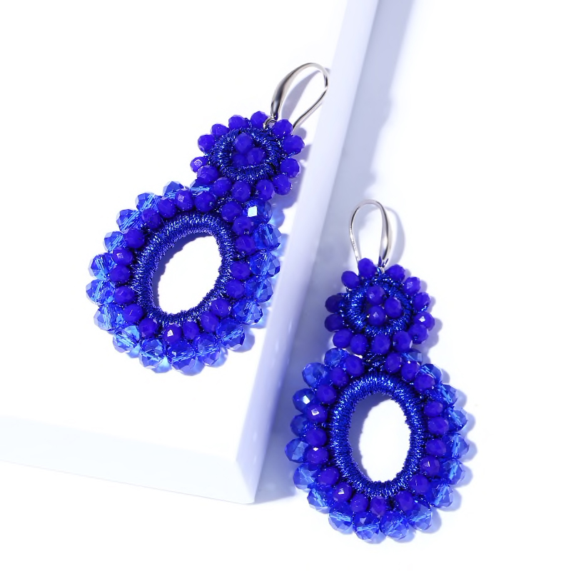 Boho Bead Statement Earrings