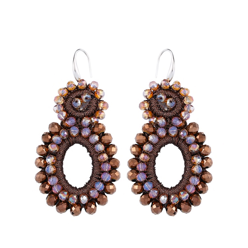 Boho Bead Statement Earrings