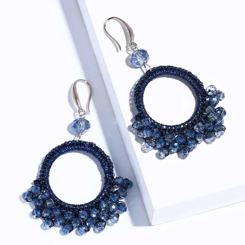 Crystal Bead Earrings