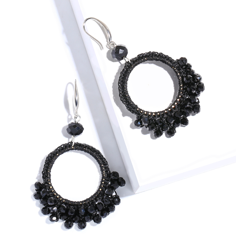 Crystal Bead Earrings