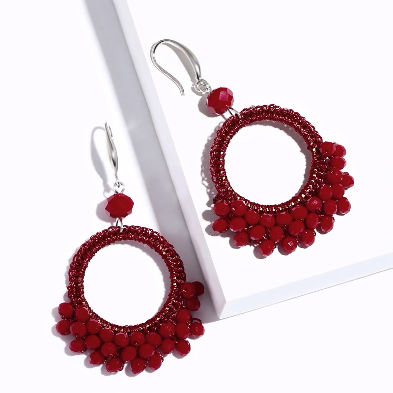 Crystal Bead Earrings