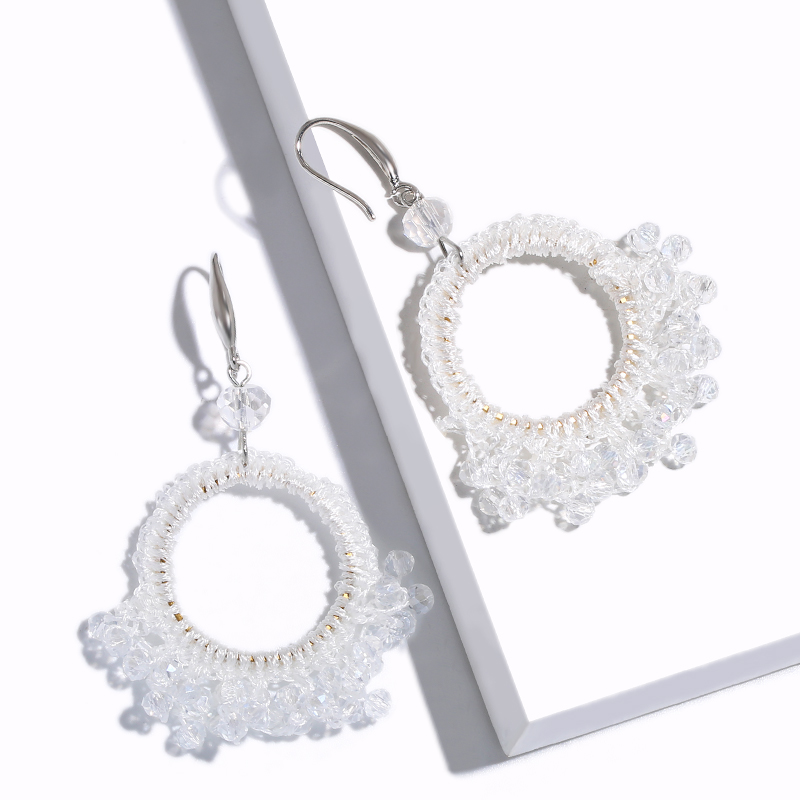 Crystal Bead Earrings