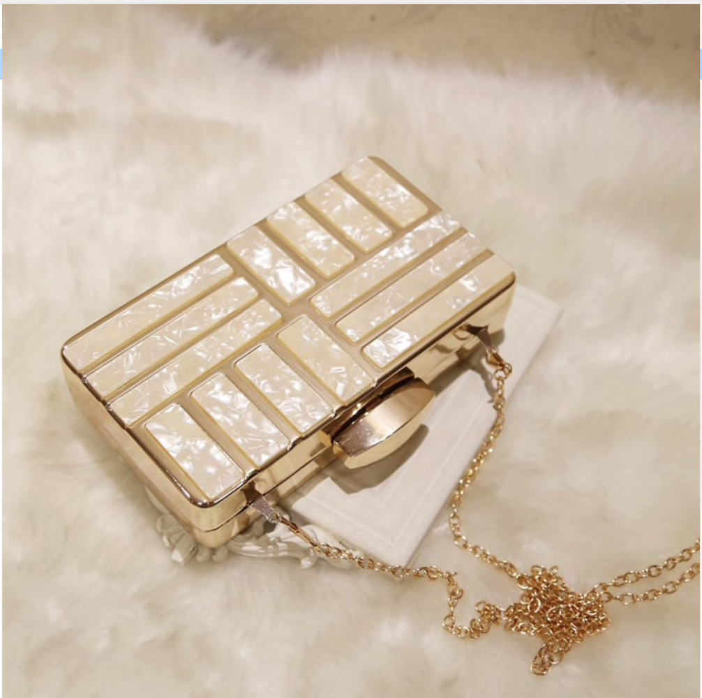 Acrylic Solid Clutch Bag | Style Limits