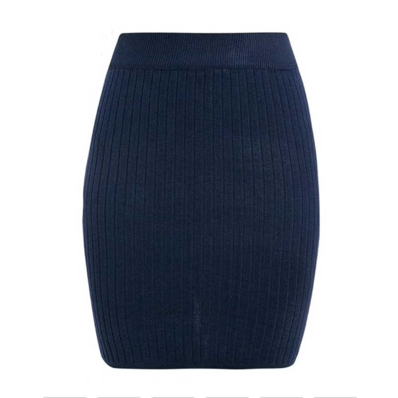 Knitted Ribbed Skirt | Style Limits