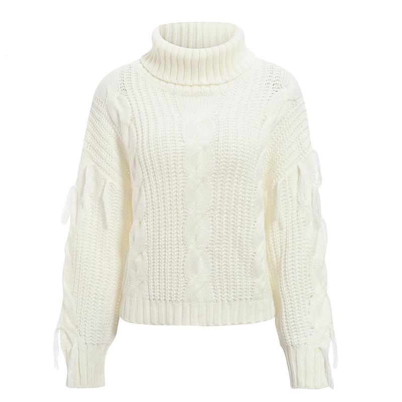 Tassel Knitted Oversize Sweater - Style Limits