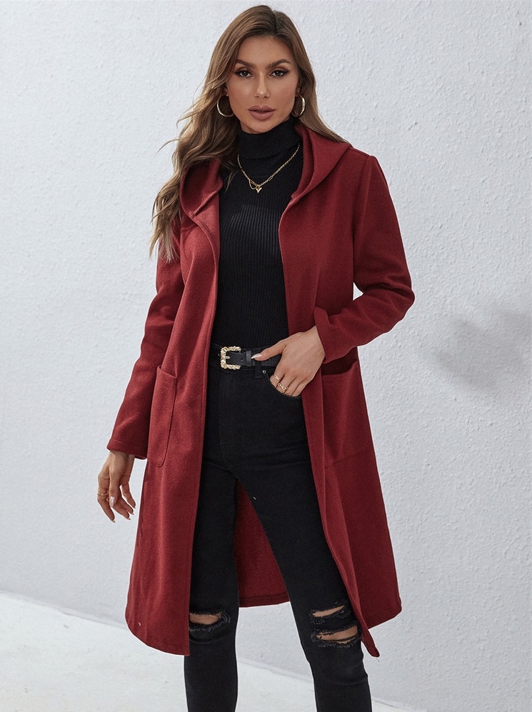 Mel Long Hooded Coat | Style Limits