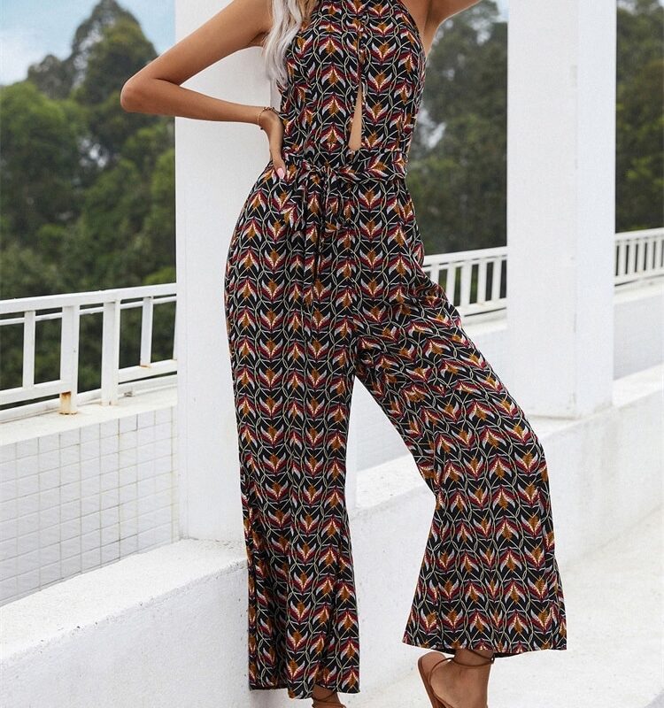 Backless Halter Jumpsuit - Style Limits