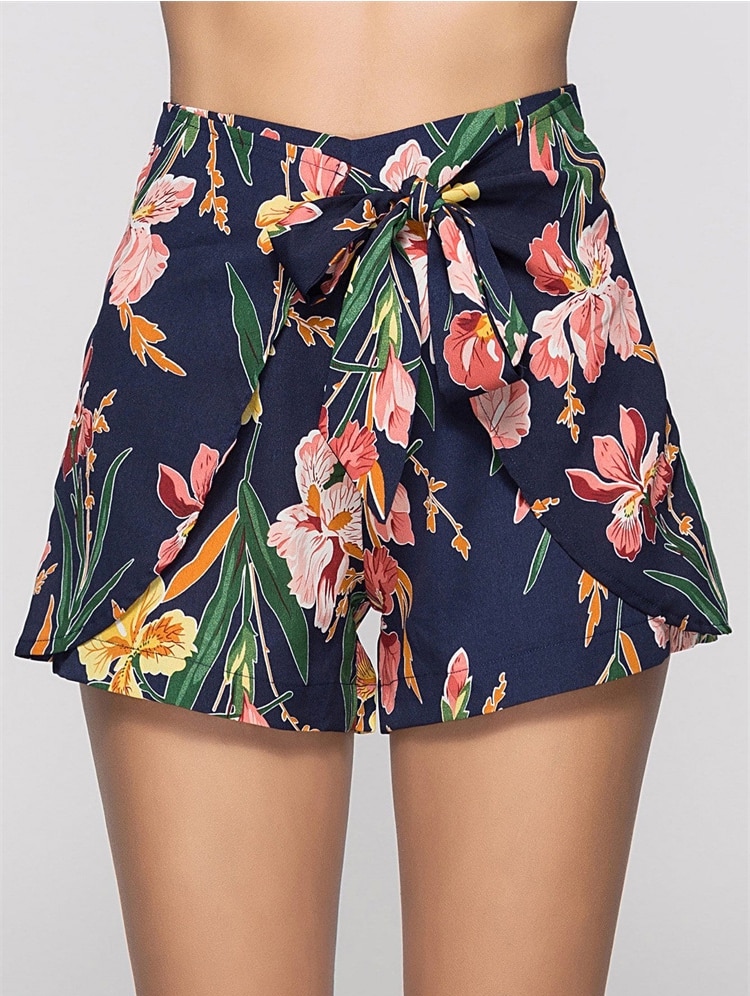 Floral Wrap Shorts - Style Limits